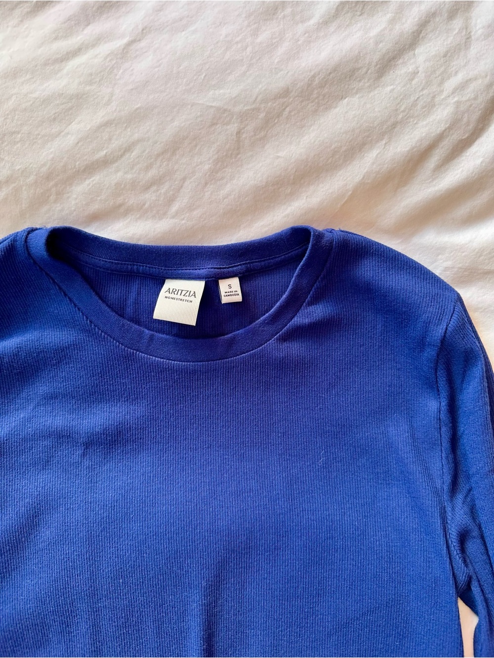 ARITZIAS BYRON BLUE HOMESTRETCH RIB LONGSLEEVE